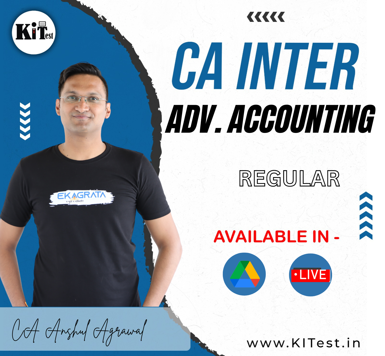 CA Inter Advanced Accounting live  New Syllabus Regular Batch By CA Anshul Agarwal
